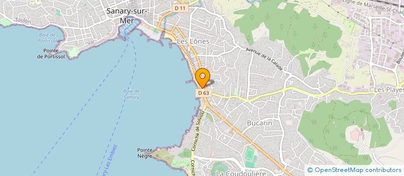 localisation de l'entreprise LA CASA TJ à SIX-FOURS-LES-PLAGES