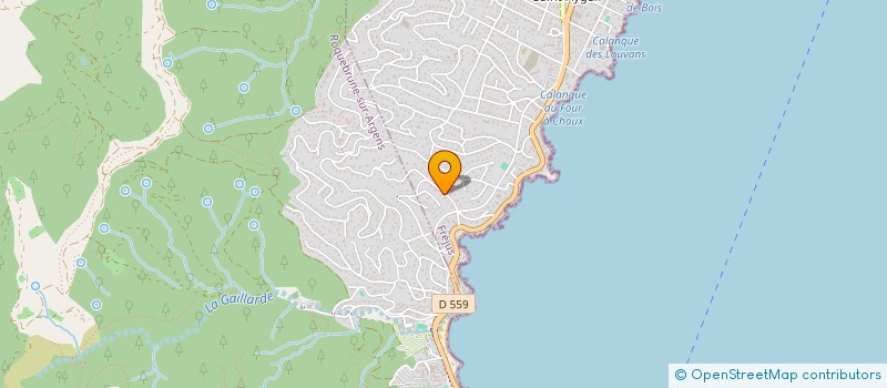 localisation de l'entreprise LA CASA VALLAURI à FREJUS