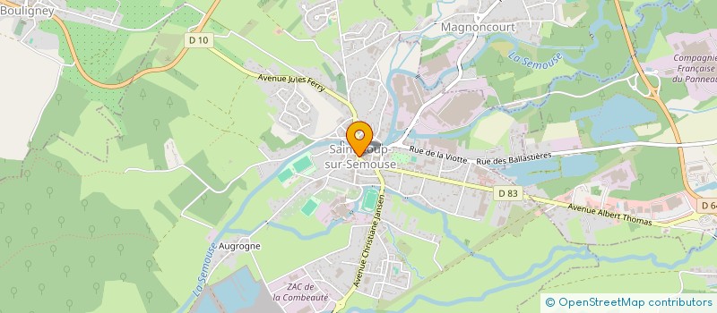 localisation de l'entreprise LA CASACHAT LUPEENNE  SAINT-LOUP-SUR-SEMOUSE