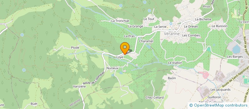 localisation de l'entreprise LA CASAEAUX  MACLAS