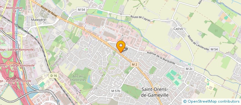 localisation de l'entreprise LA CASAMANCE  SAINT-ORENS-DE-GAMEVILLE