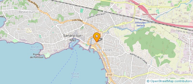 localisation de l'entreprise LA CASANOUS à SIX-FOURS-LES-PLAGES