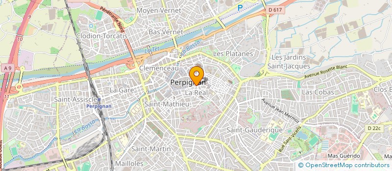 localisation de l'entreprise LA CASBAH  PERPIGNAN