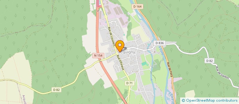 localisation de l'entreprise LA CASBAH  ACQUIGNY