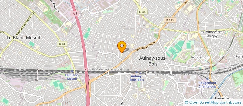 localisation de l'entreprise LA CASBAH à AULNAY-SOUS-BOIS