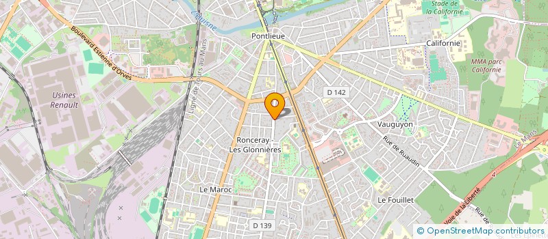 localisation de l'entreprise LA CASBAH  LE MANS