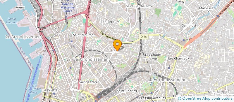 localisation de l'entreprise LA CASCADE 2 à MARSEILLE
