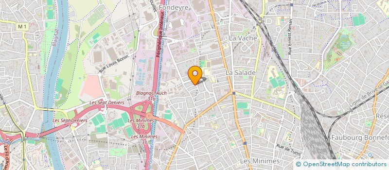 localisation de l'entreprise LA CASCADE à TOULOUSE