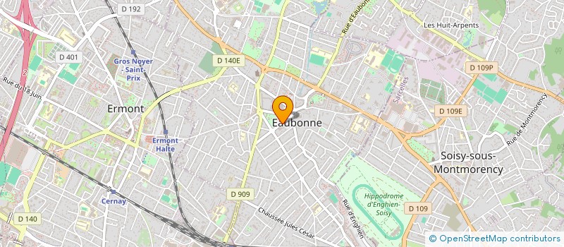 localisation de l'entreprise LA CASCADE à EAUBONNE