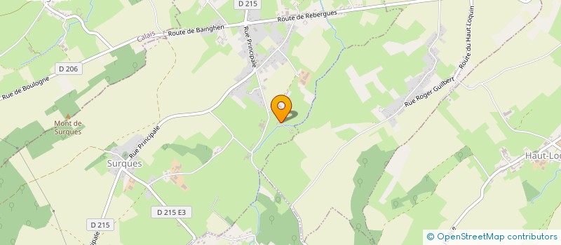 localisation de l'entreprise LA CASCADE  SURQUES