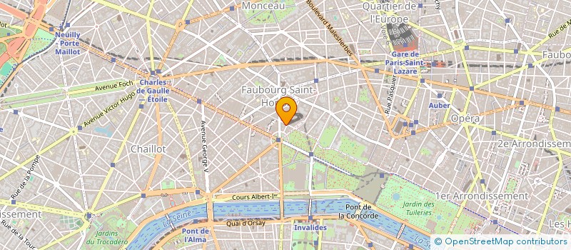 localisation de l'entreprise LA CASCADE CHINOISE  PARIS