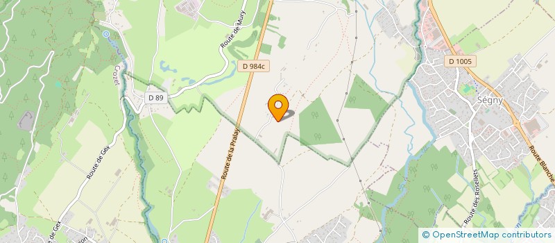 localisation de l'entreprise LA CASCATELLE  ECHENEVEX