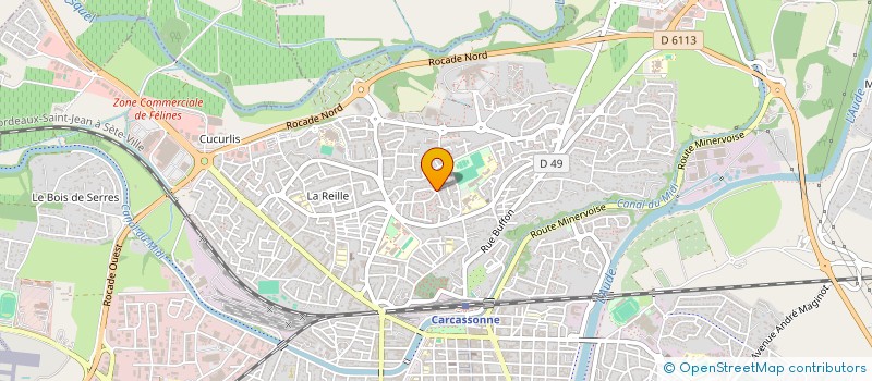 localisation de l'entreprise LA CASE à CARCASSONNE