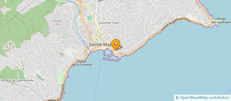 localisation de l'entreprise LA CASE à SAINTE-MAXIME