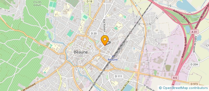 localisation de l'entreprise LA CASE à BEAUNE