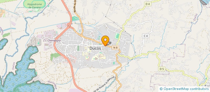 localisation de l'entreprise LA CASE A CREPE à DUCOS