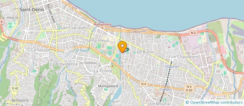 localisation de l'entreprise LA CASE A FRUITS à SAINT-DENIS
