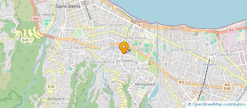 localisation de l'entreprise LA CASE A MARMAILLES à SAINT-DENIS