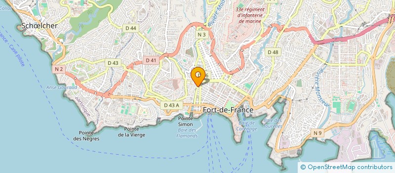 localisation de l'entreprise LA CASE A MICHELLE à FORT-DE-FRANCE