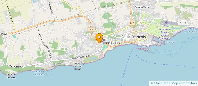 localisation de l'entreprise LA CASE AUX EPICES à SAINT-FRANCOIS