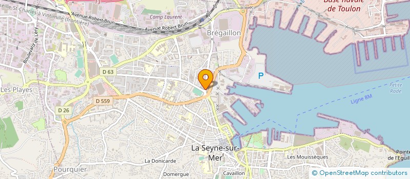 localisation de l'entreprise LA CASE CREOLE à LA SEYNE-SUR-MER