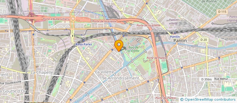 localisation de l'entreprise LA CASE D'EBENE  PARIS