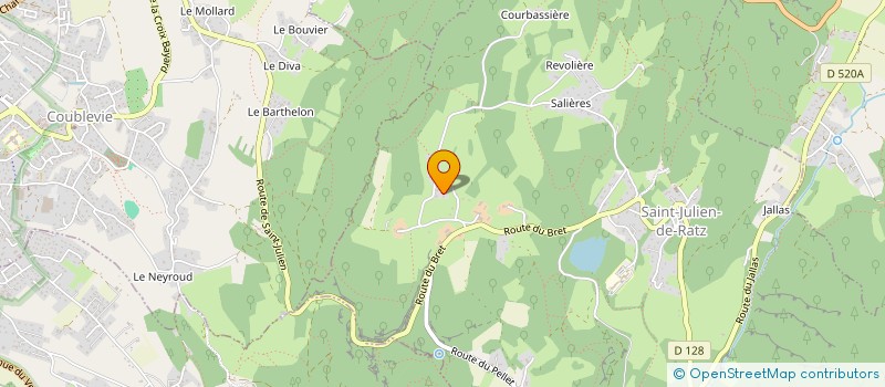 localisation de l'entreprise LA.CASE.DE.STEPH  LA SURE EN CHARTREUSE