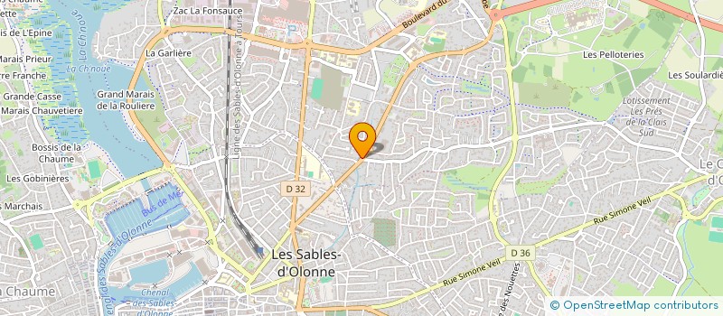 localisation de l'entreprise LA CASE DE TOM à LES SABLES D'OLONNE