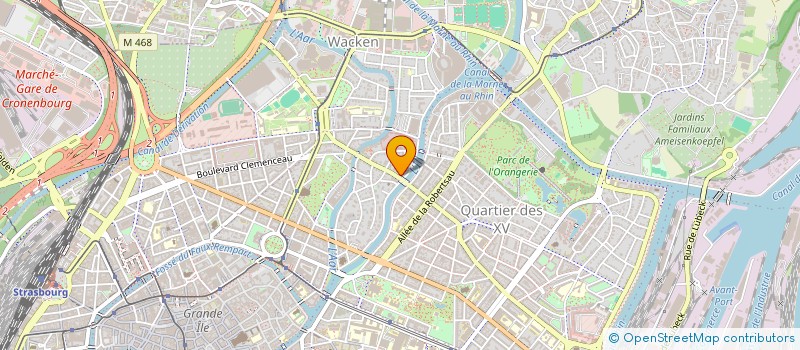 localisation de l'entreprise LA CASE  DES J  STRASBOURG