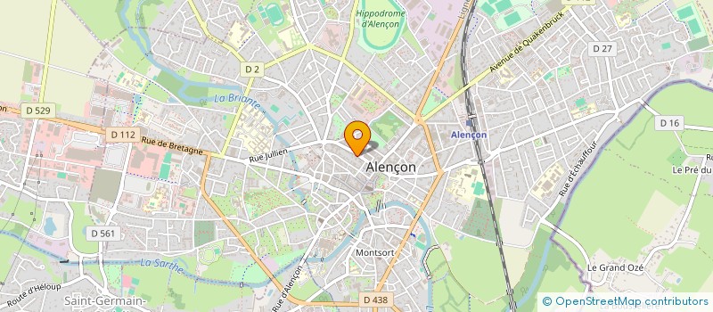 localisation de l'entreprise LA CASE DES SAVEURS REUNIONNAISES à ALENCON
