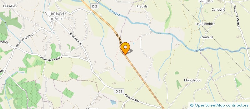 localisation de l'entreprise LA CASE FABULEUSE  MAILHOC