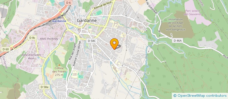 localisation de l'entreprise LA CASE GRAND MOUN à GARDANNE