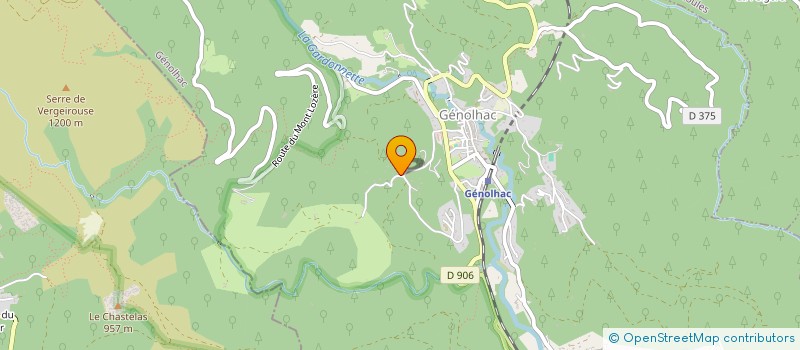 localisation de l'entreprise LA CASE IMMOBILIER  GENOLHAC