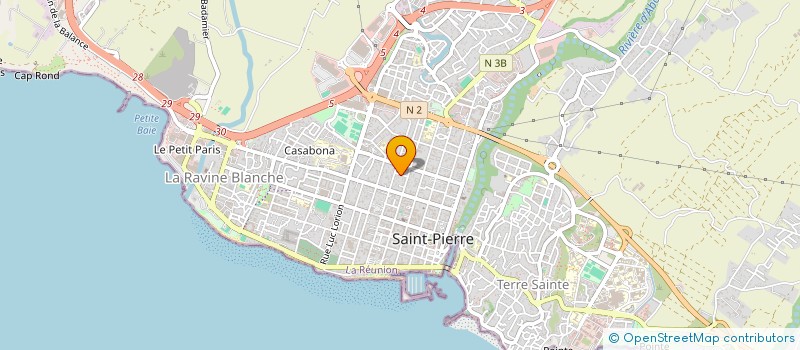 localisation de l'entreprise LA CASE OUAKI à SAINT-PIERRE