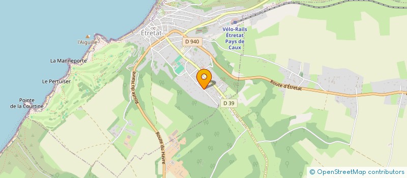 localisation de l'entreprise LA CASE PRINTEMPS  ETRETAT