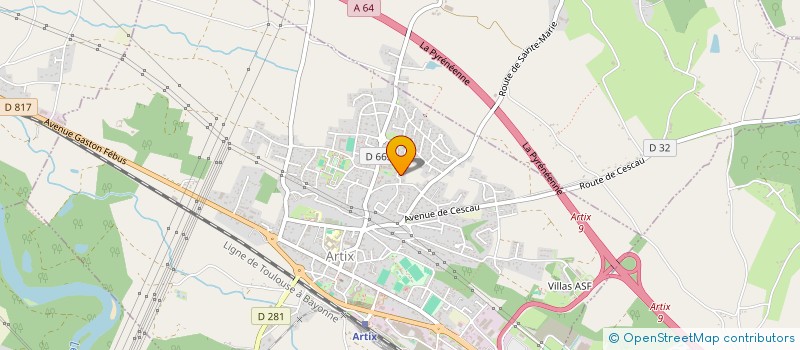 localisation de l'entreprise LA CASE SEVY à ARTIX