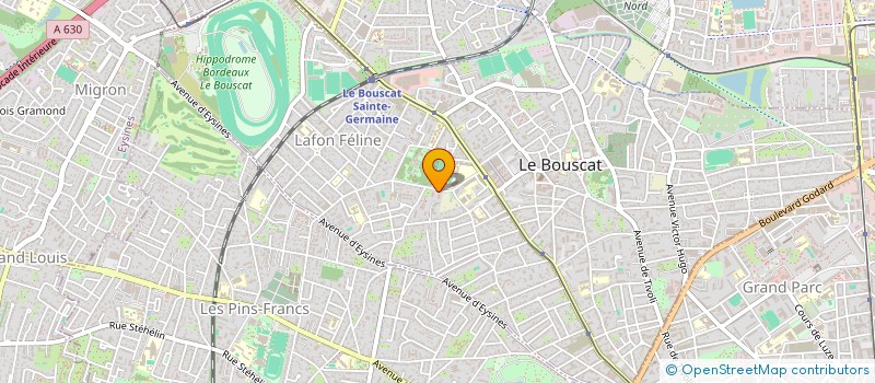 localisation de l'entreprise LA CASE   VANILLE  LE BOUSCAT