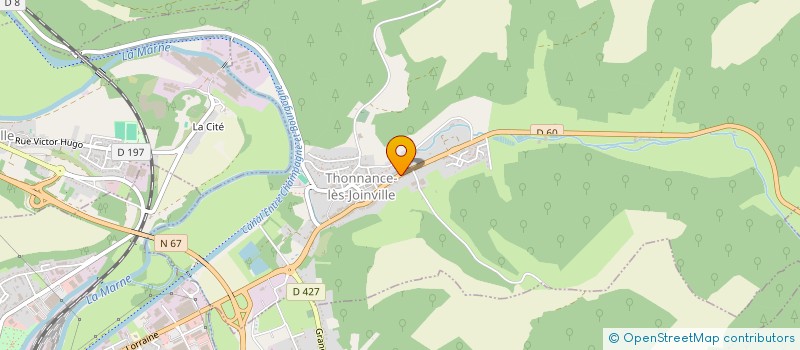 localisation de l'entreprise LA CASERNE à THONNANCE-LES-JOINVILLE