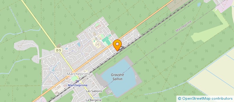 localisation de l'entreprise LA CASERNE  MARCHEPRIME