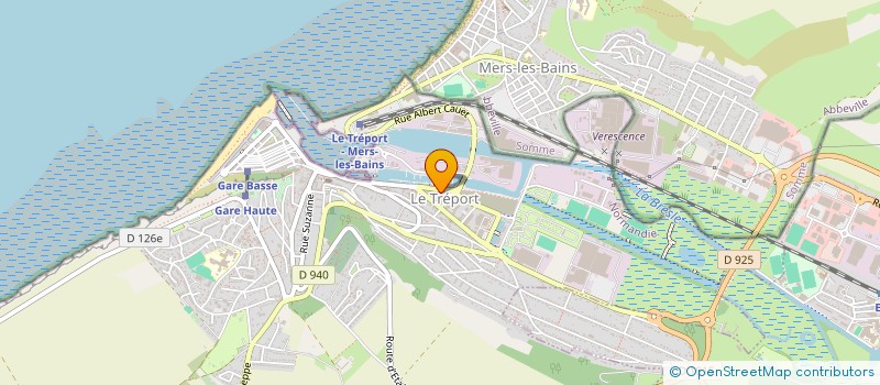 localisation de l'entreprise LA CASERNE  LE TREPORT