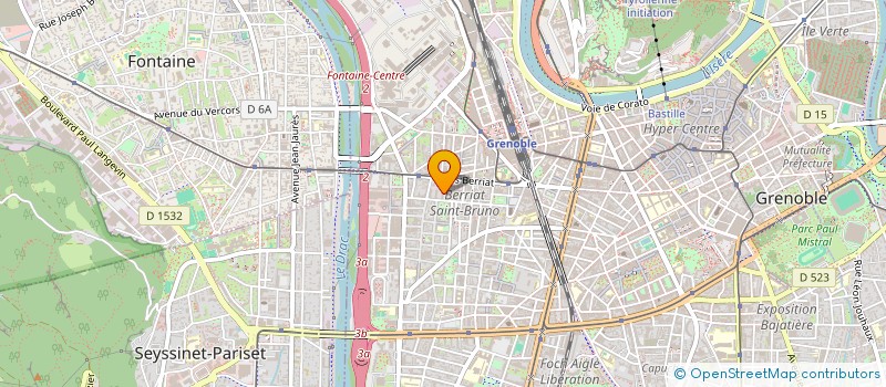localisation de l'entreprise LA CASETTA HELIOT  GRENOBLE