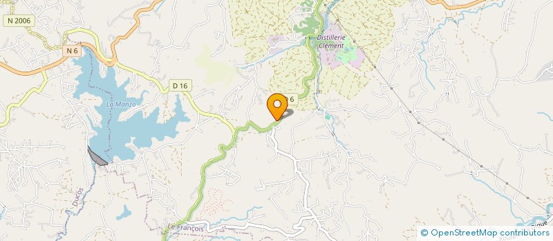 localisation de l'entreprise LA CASILIA  LE FRANCOIS