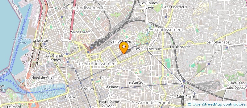 localisation de l'entreprise LA CASINA  MARSEILLE