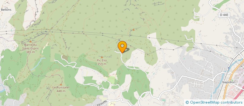 localisation de l'entreprise LA CASINCA  AUBAGNE