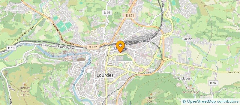 localisation de l'entreprise LA CASITA  LOURDES