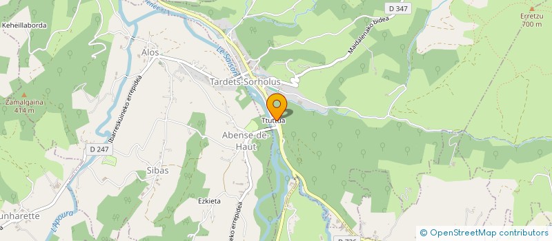 localisation de l'entreprise LA CASITA  ALOS-SIBAS-ABENSE