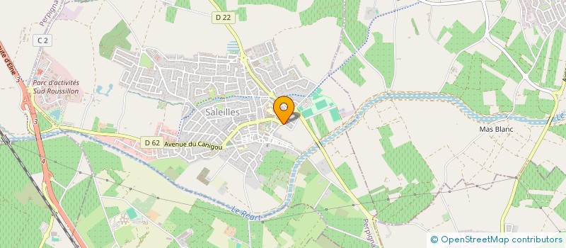localisation de l'entreprise LA CASITA  SALEILLES