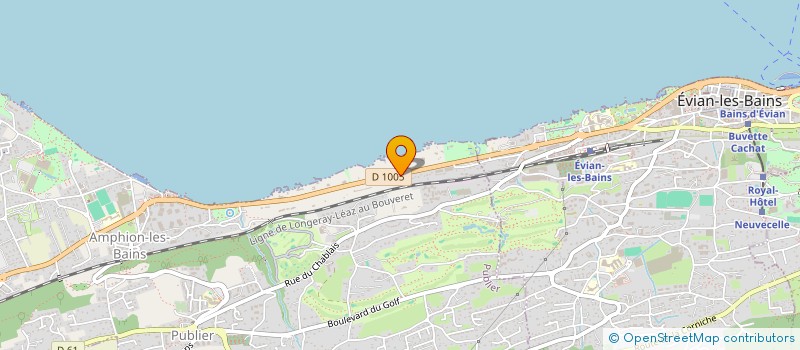 localisation de l'entreprise LA CASITA  EVIAN-LES-BAINS