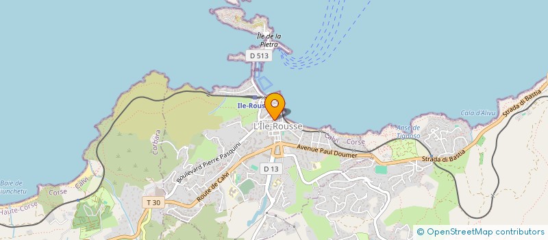 localisation de l'entreprise LA CASITA à L'ILE ROUSSE