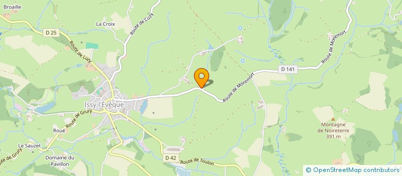 localisation de l'entreprise LA CASITA  ISSY-L'EVEQUE